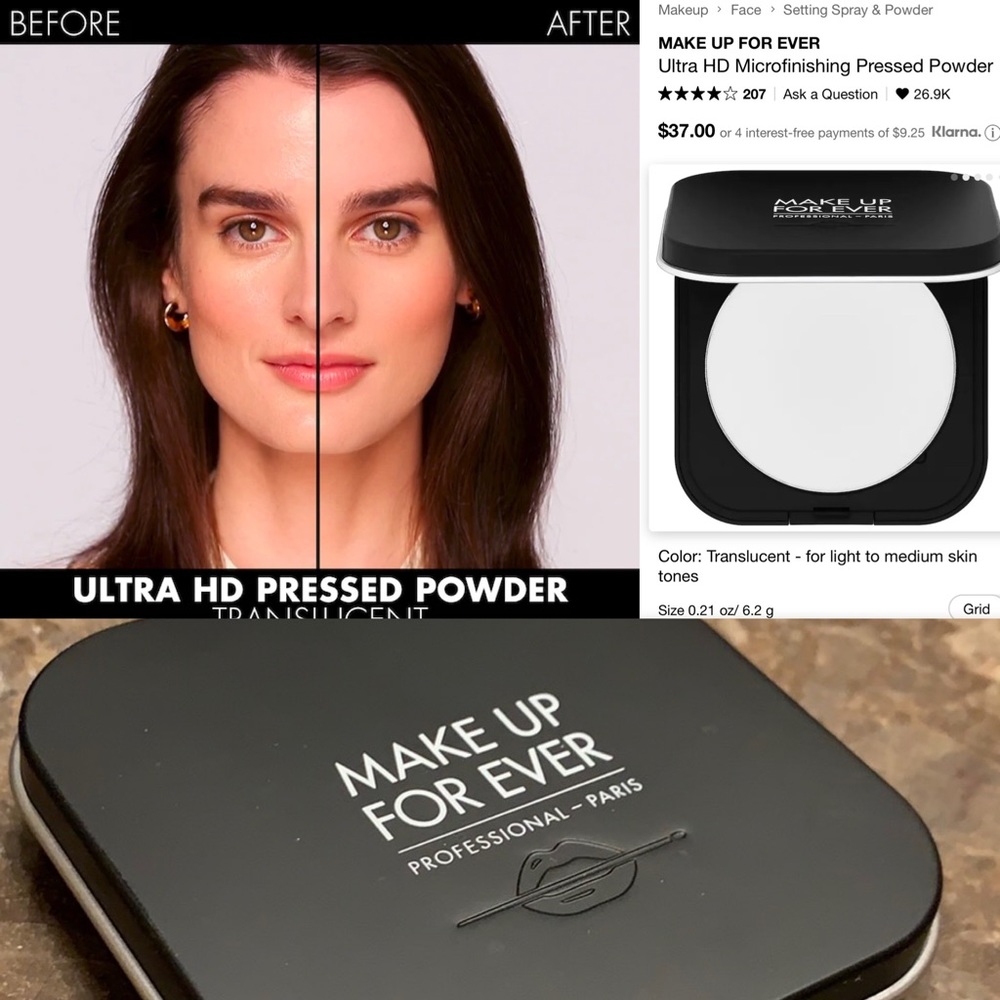 MakeUpForEverUltraHD Microfinishing Pressed Powder